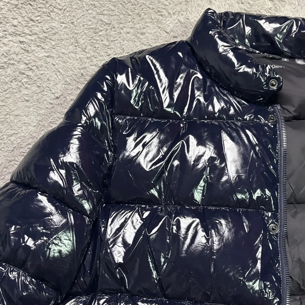 Calvin Klein Shiny Puffer Jacket - Picture 8 of 11